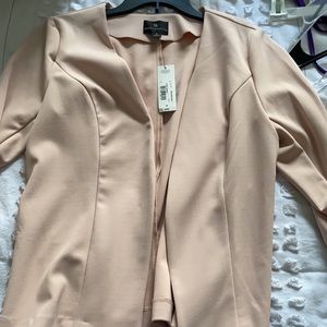 Baby pink blazer
